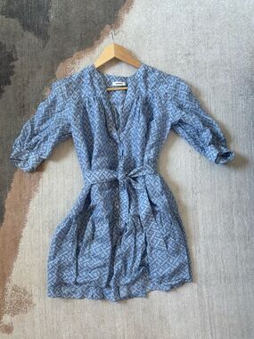Sandro Blue Dress